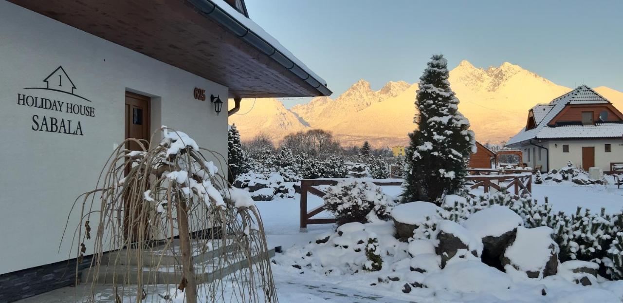 Holiday House Sabala 1 Stará Lesná Εξωτερικό φωτογραφία